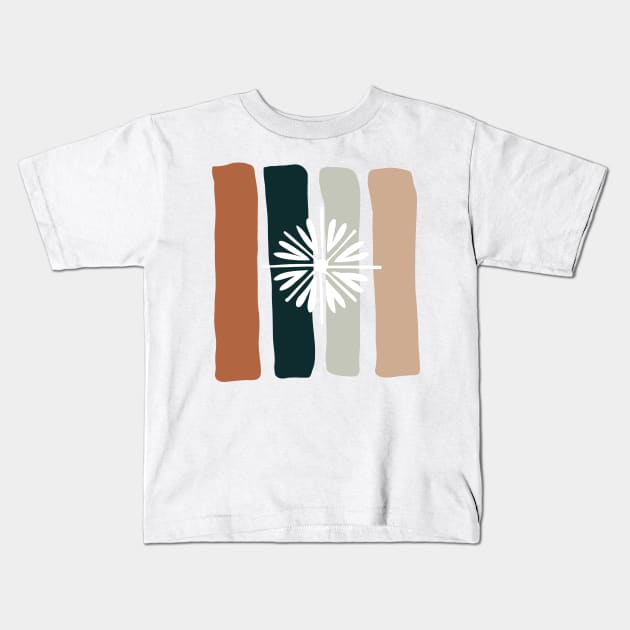 Abstract Print- Bohemian Collection Kids T-Shirt by Designs by Katie Leigh